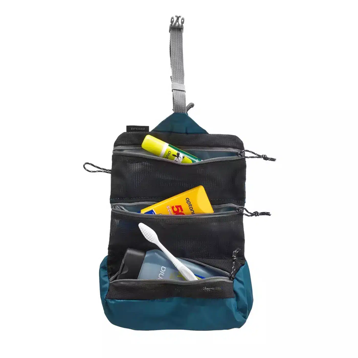 NECESER DE TREKKING FORCLAZ ULTRALIGTH AZUL PLEGABLE COMPACTA - Imagen 2