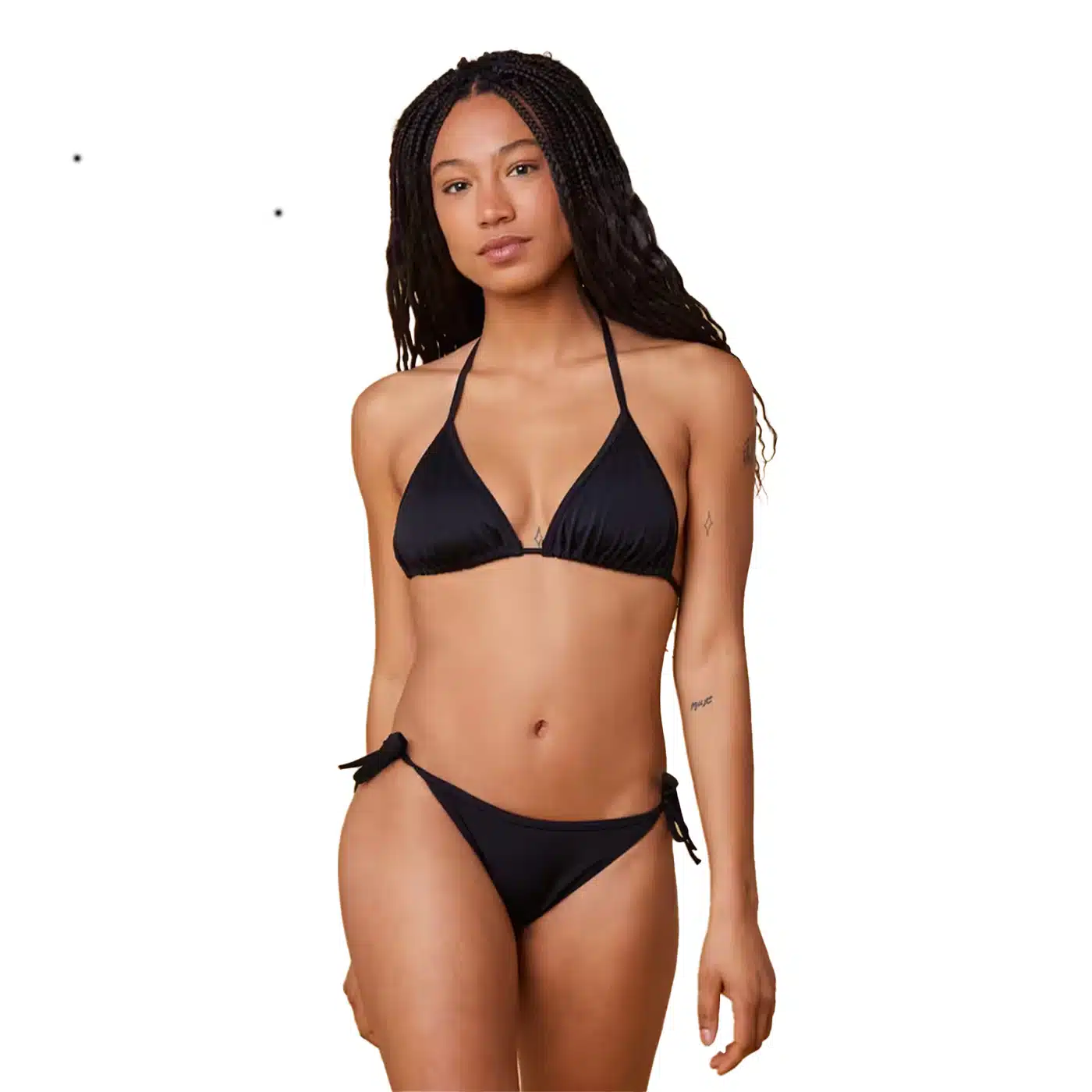 BRAGUITA + SUJETADOR LISA LAZOS SURF OLAIAN SOFY MUJER NEGRO