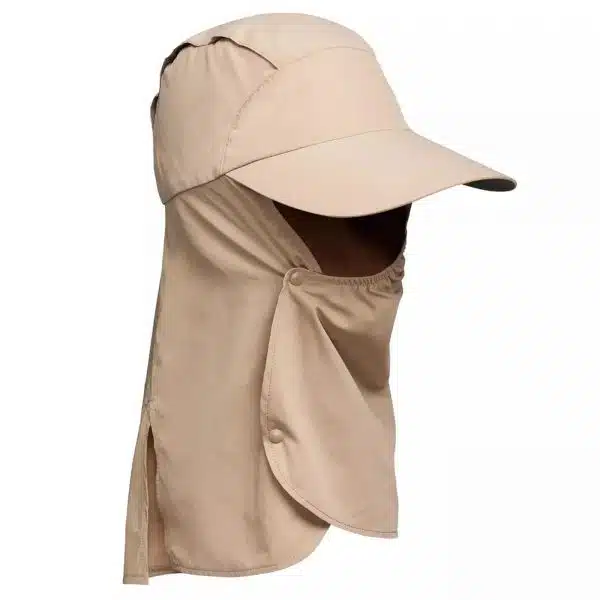 GORRA TREKKING DESIERTO FORCLAZ DESERT 500 ANTI UV MARRÓN ADULTO - ADULTO