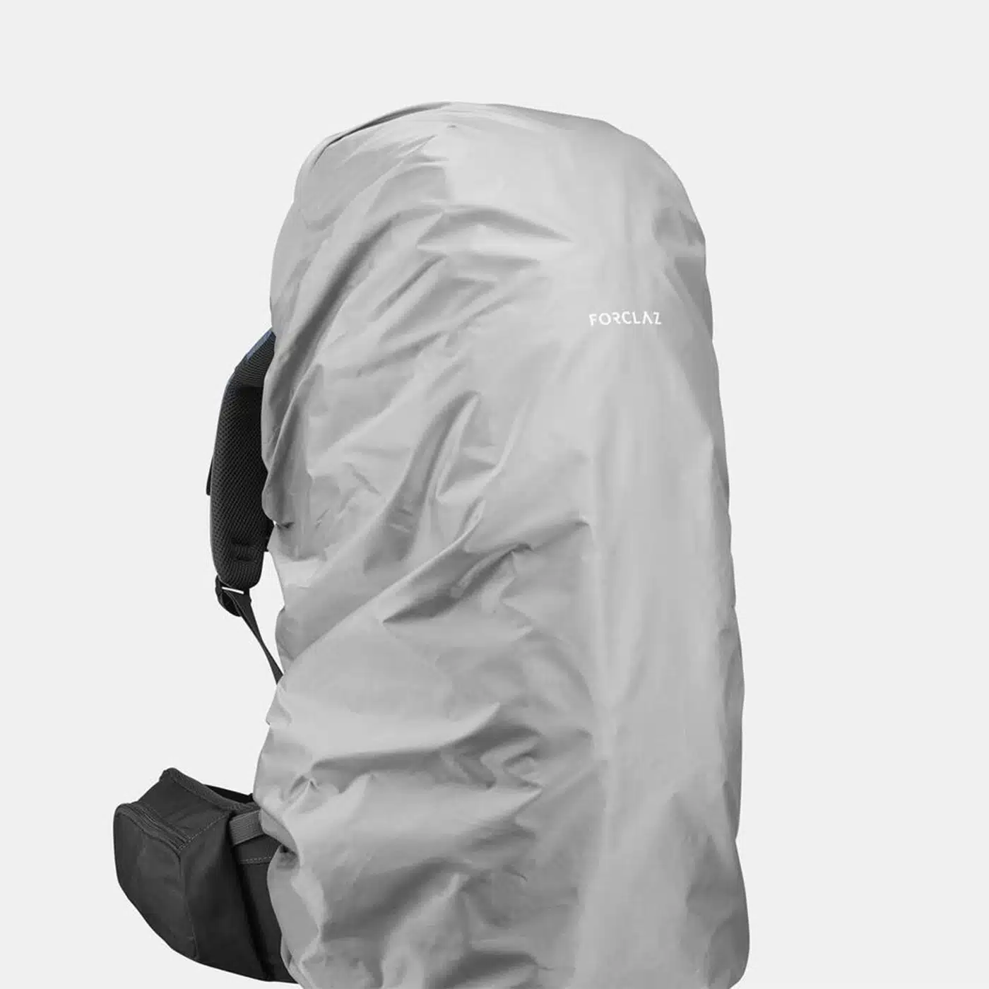 MOCHILA MONTAÑA Y TREKKING 50L+10L FORCLAZ SYMBIUM , FUNDA IMPERMEABLE GRIS - 50+10L - Imagen 8