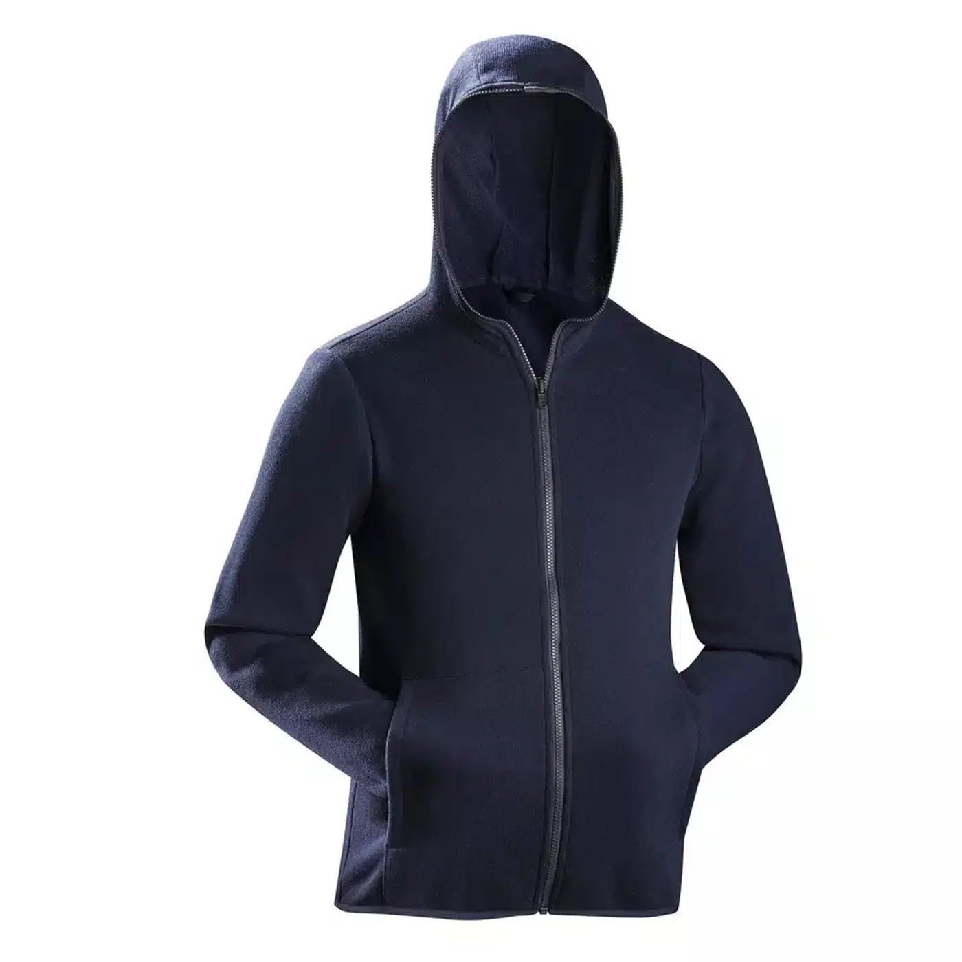 CHAQUETA 3 EN 1 TREKKING VIAJE FORCLAZ TRAVEL 100 HOMBRE AZUL - Imagen 4