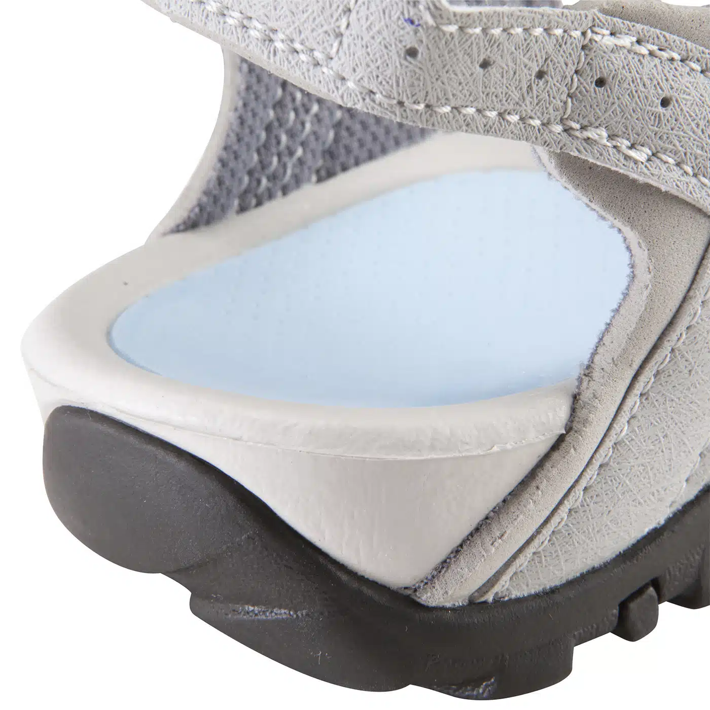 SANDALIAS DE MONTAÑA Y TREKKING MUJER QUECHUA NH100 GRIS - Imagen 3