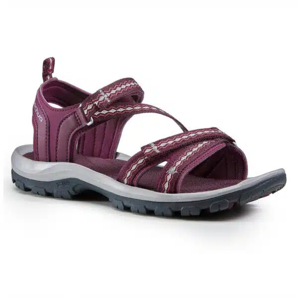 SANDALIAS DE MONTAÑA Y TREKKING MUJER QUECHUA NH110 BURDEO