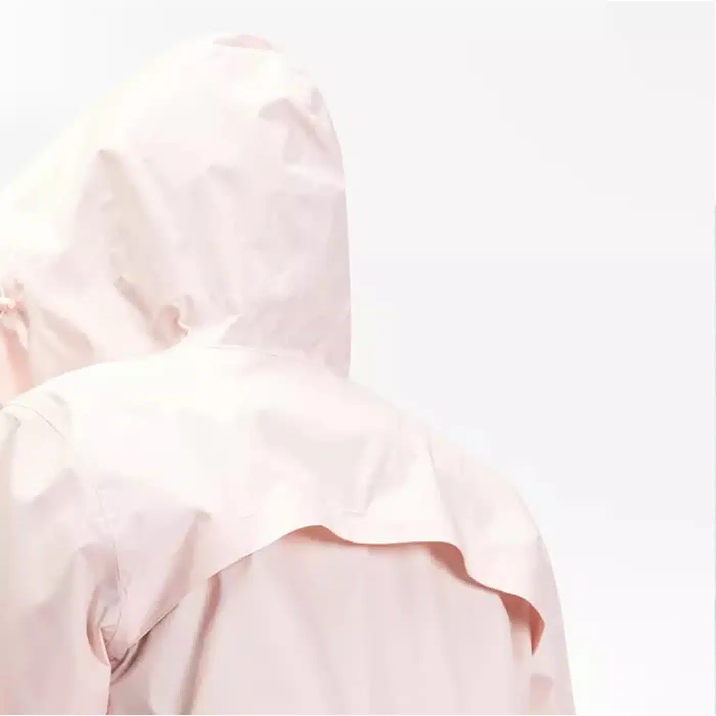 Chubasquero impermeable de montaña y trekking Mujer Quechua Raincut ROSA OPACO - Imagen 4