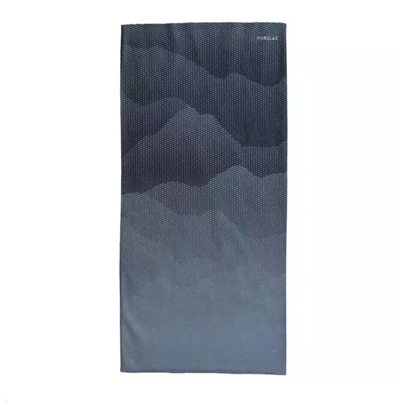BRAGA DE CUELLO TREKKING Y MONTAÑA MULTIPOSICIONES FORCLAZ MT 100 UNISEX AZUL TORMENTA - Imagen 2