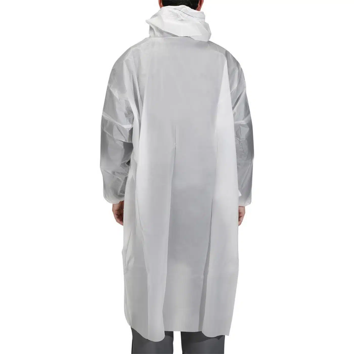 PONCHO IMPERMEABLE DE TREKKING Y PESCA CAPERLAN100 BLANCO - Imagen 3