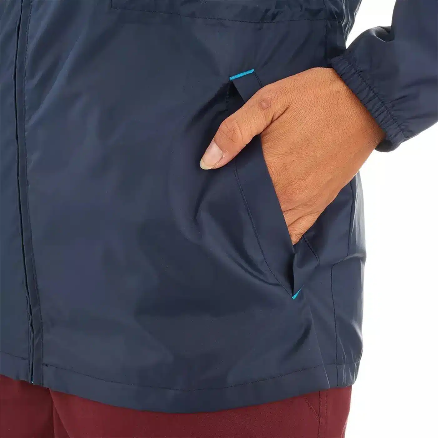 Casaca impermeable compacto full Zip Raincut Quechua - Imagen 6