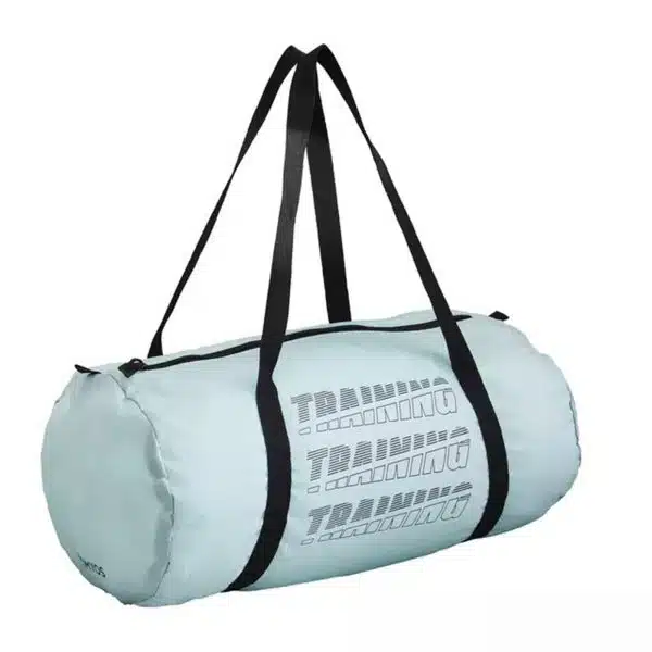 BOLSA DEPORTE GIMNACIO FITNESS PLEGABLE 15 L VERDE MENTA DOMYOS