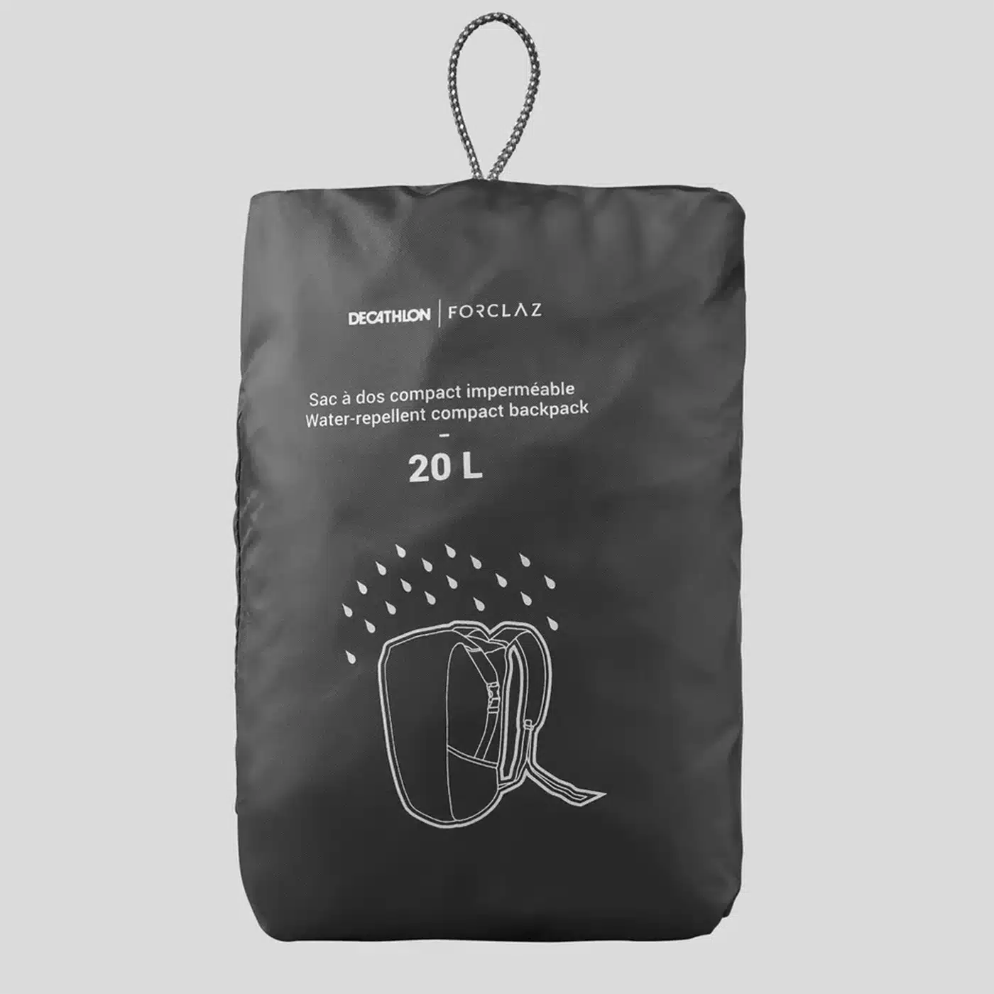 MOCHILA IMPERMEABLE 20L COMPACTA FORCLAZ 20L - Imagen 6