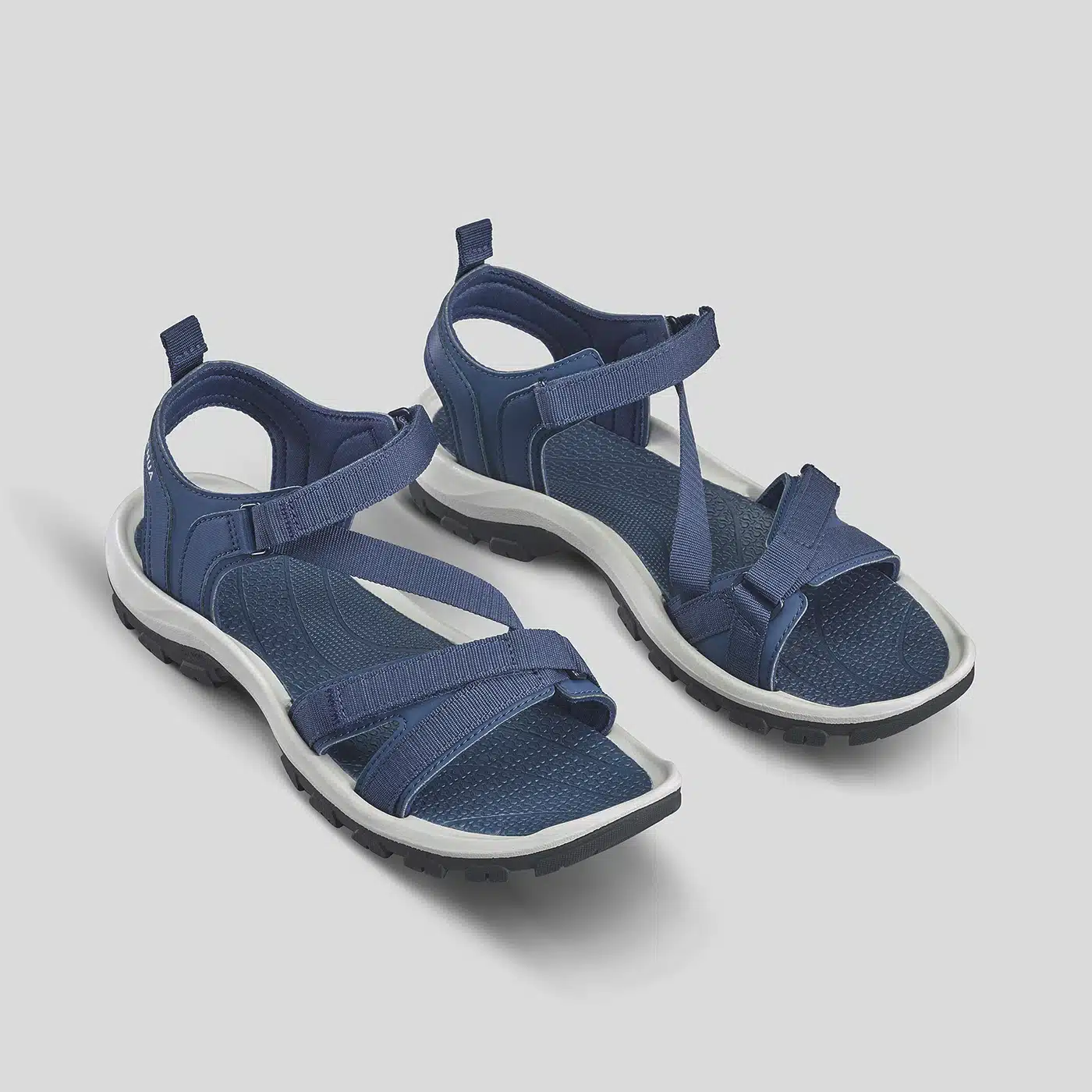 SANDALIAS DE MONTAÑA Y TREKKING MUJER QUECHUA NH110 AZUL - Imagen 2