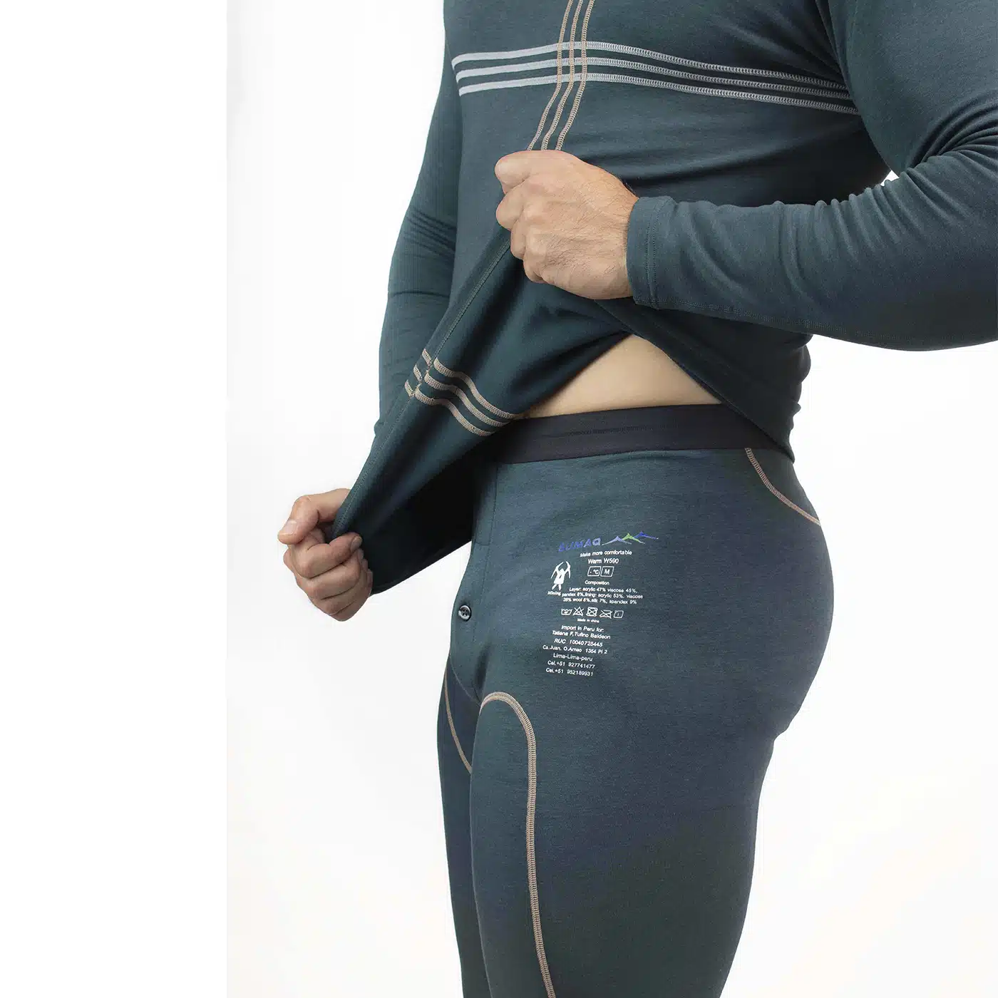 Set térmico primera capa nieve hombre W590 Xwarm Sumaq - Imagen 5