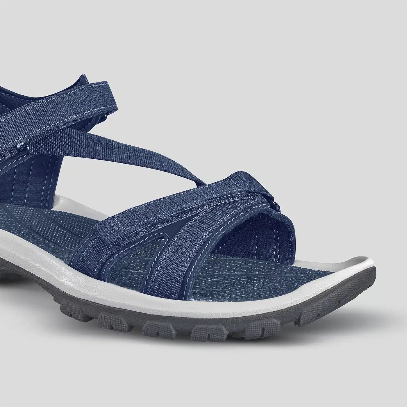 SANDALIAS DE MONTAÑA Y TREKKING MUJER QUECHUA NH110 AZUL - Imagen 3