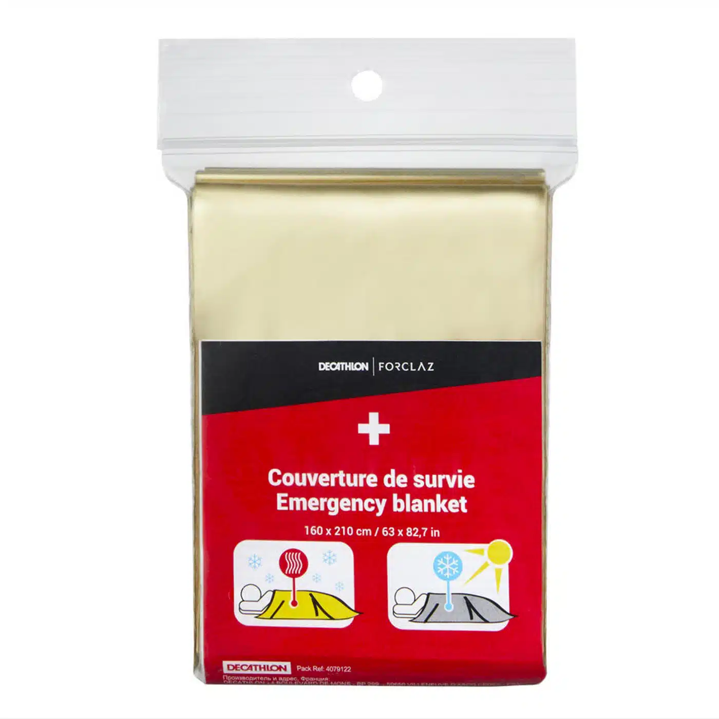 MANTA TÉRMICA FORCLAZ UN SÓLO USO