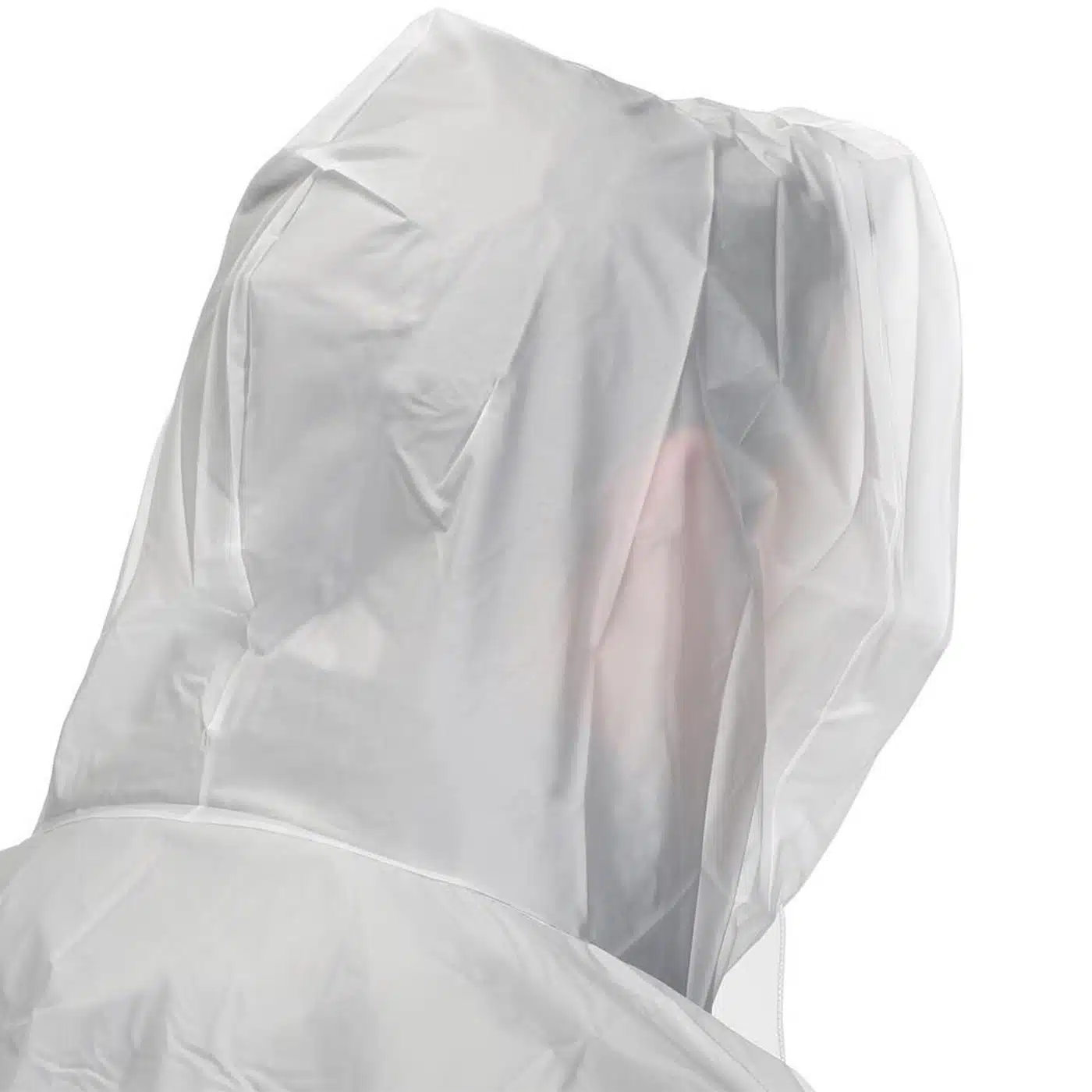 PONCHO IMPERMEABLE DE TREKKING Y PESCA CAPERLAN100 BLANCO - Imagen 4