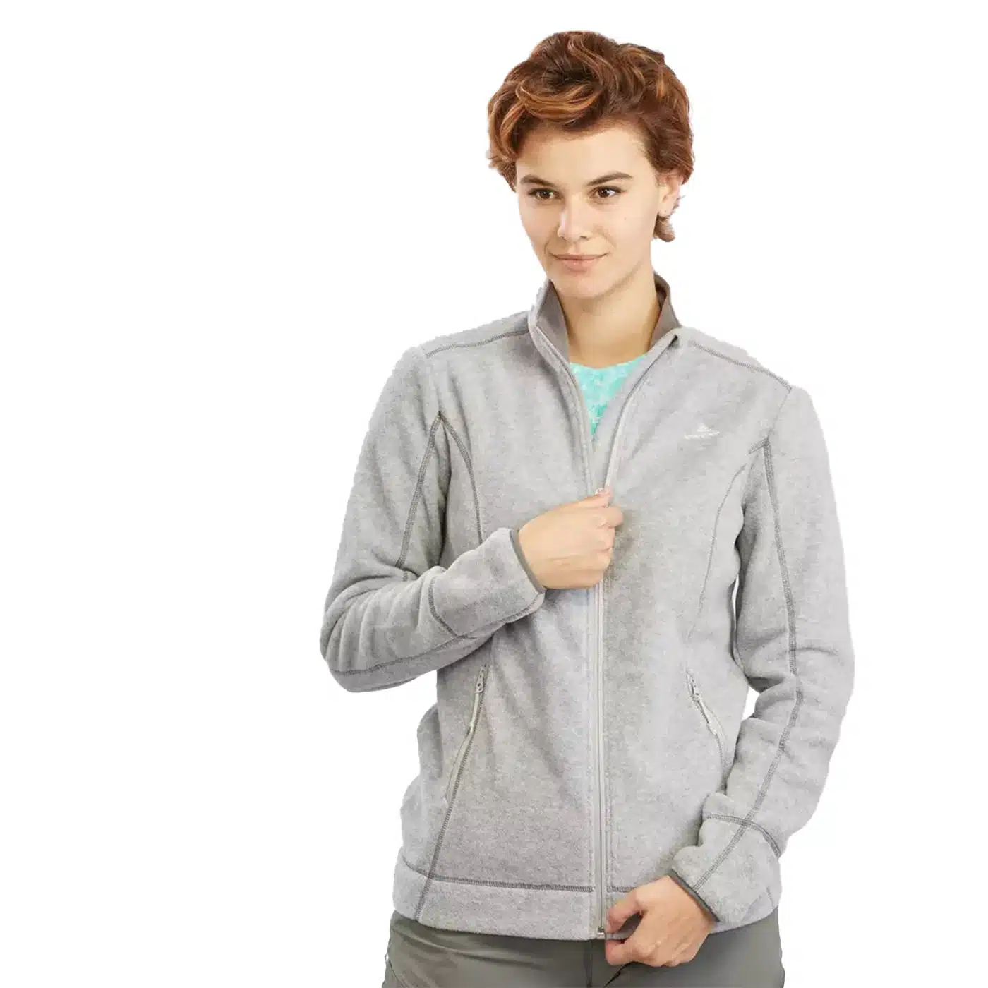 Casaca polar térmica full zip MH100 quechua