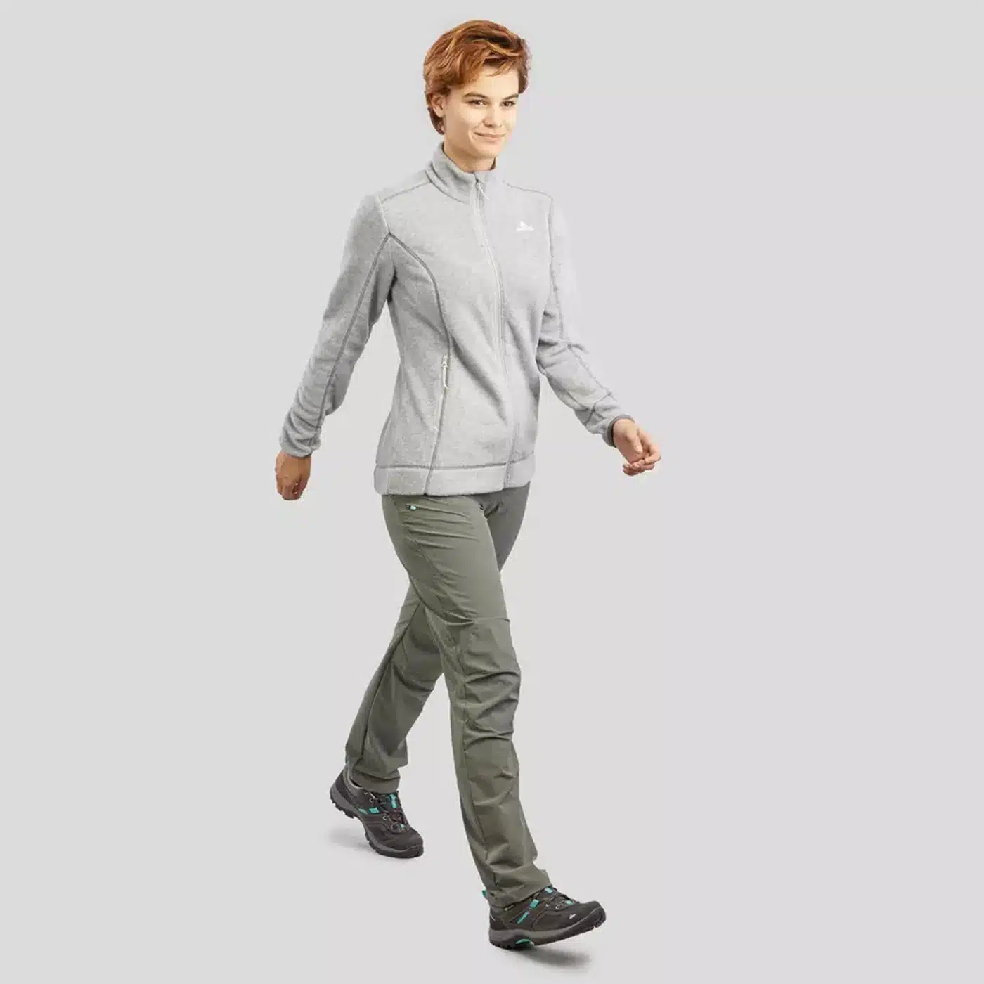 Casaca polar térmica full zip MH100 quechua - Imagen 6