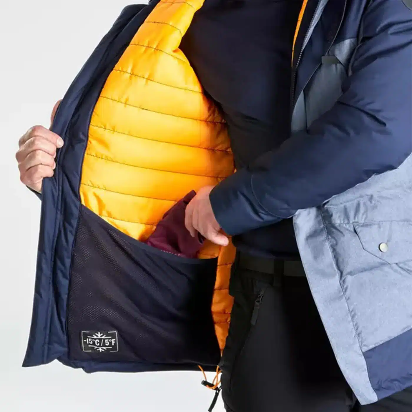 PARKA DE MONTAÑA Y NIEVE IMPERMEABLE HOMBRE QUECHUA SH500 X-WARM AZUL - M - Imagen 8