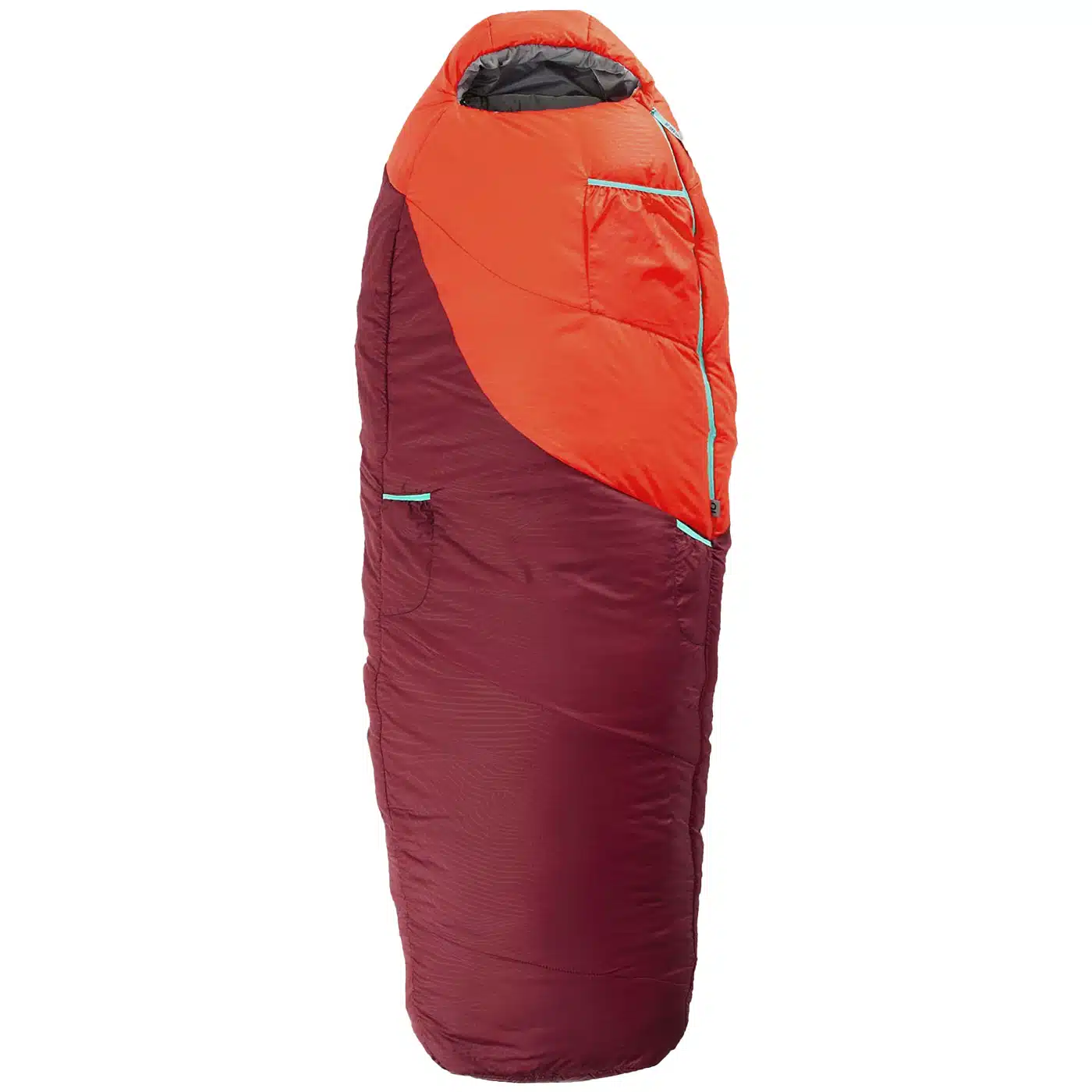 BOLSA DE DORMIR 0 ºC JUNIOR MOMIA 115-155CM QUECHUA MH100 ANARANJADO - JUNIOR