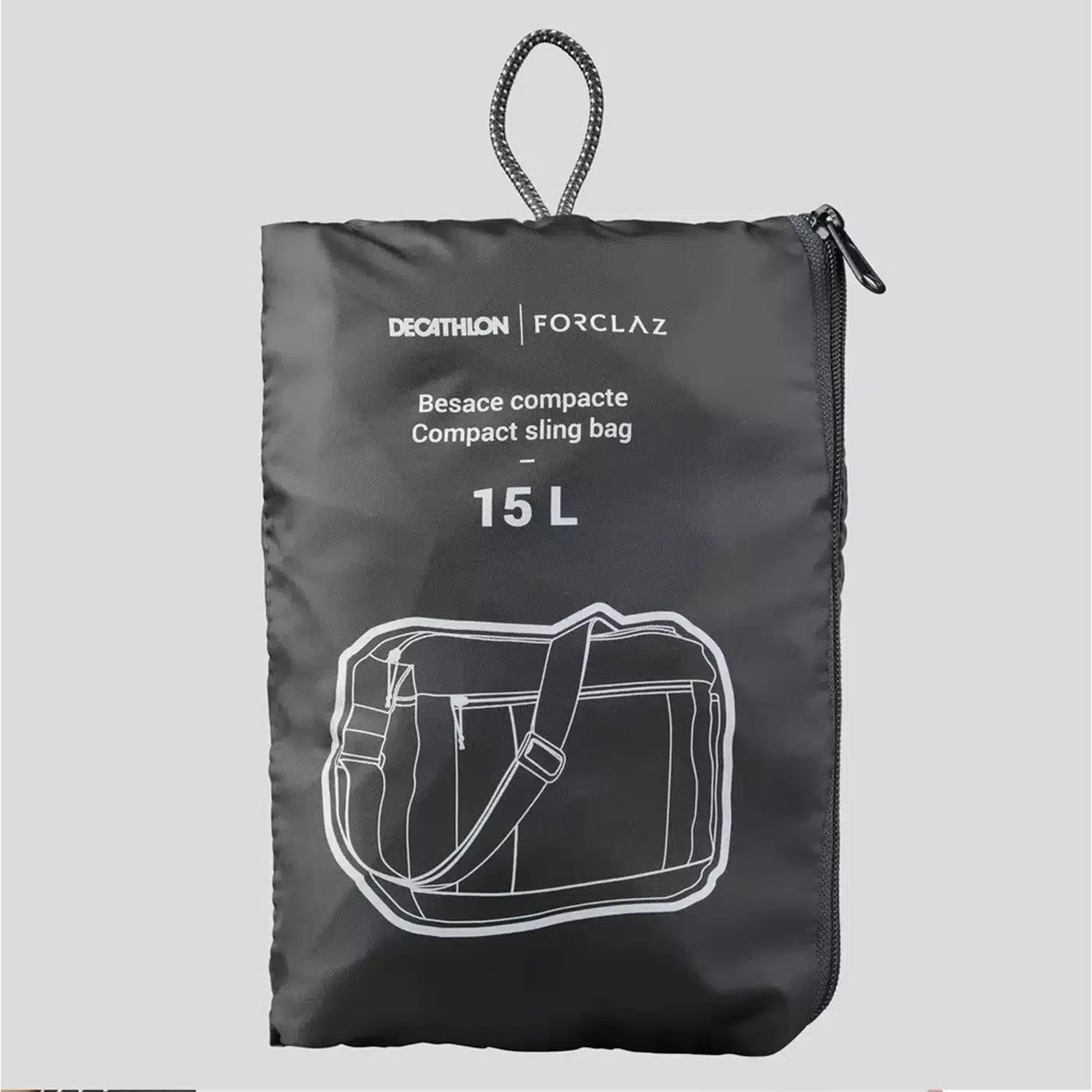 BOLSA TREKKING COMPACTA 15L FORCLAZ 101 - Imagen 5
