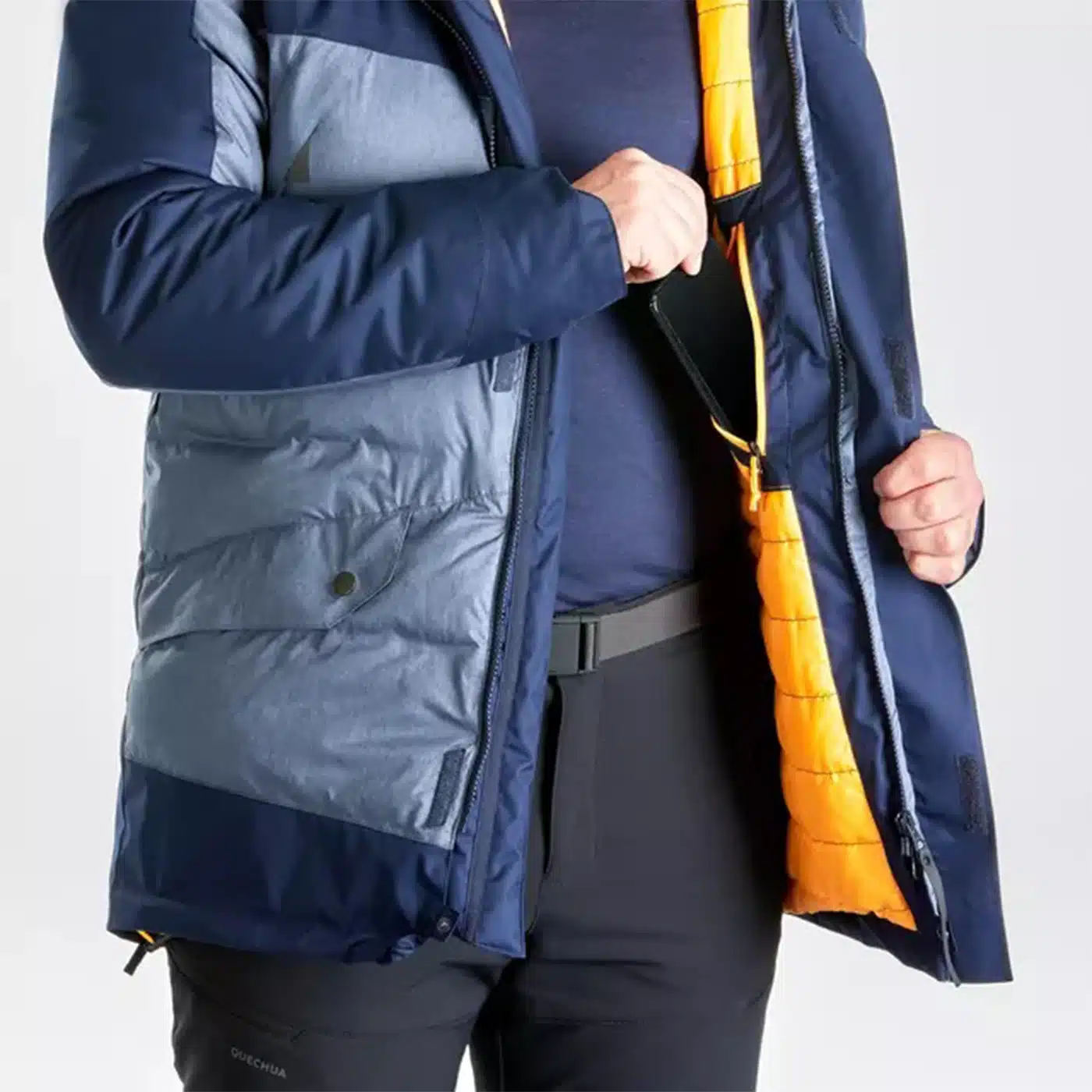 PARKA DE MONTAÑA Y NIEVE IMPERMEABLE HOMBRE QUECHUA SH500 X-WARM AZUL - M - Imagen 7