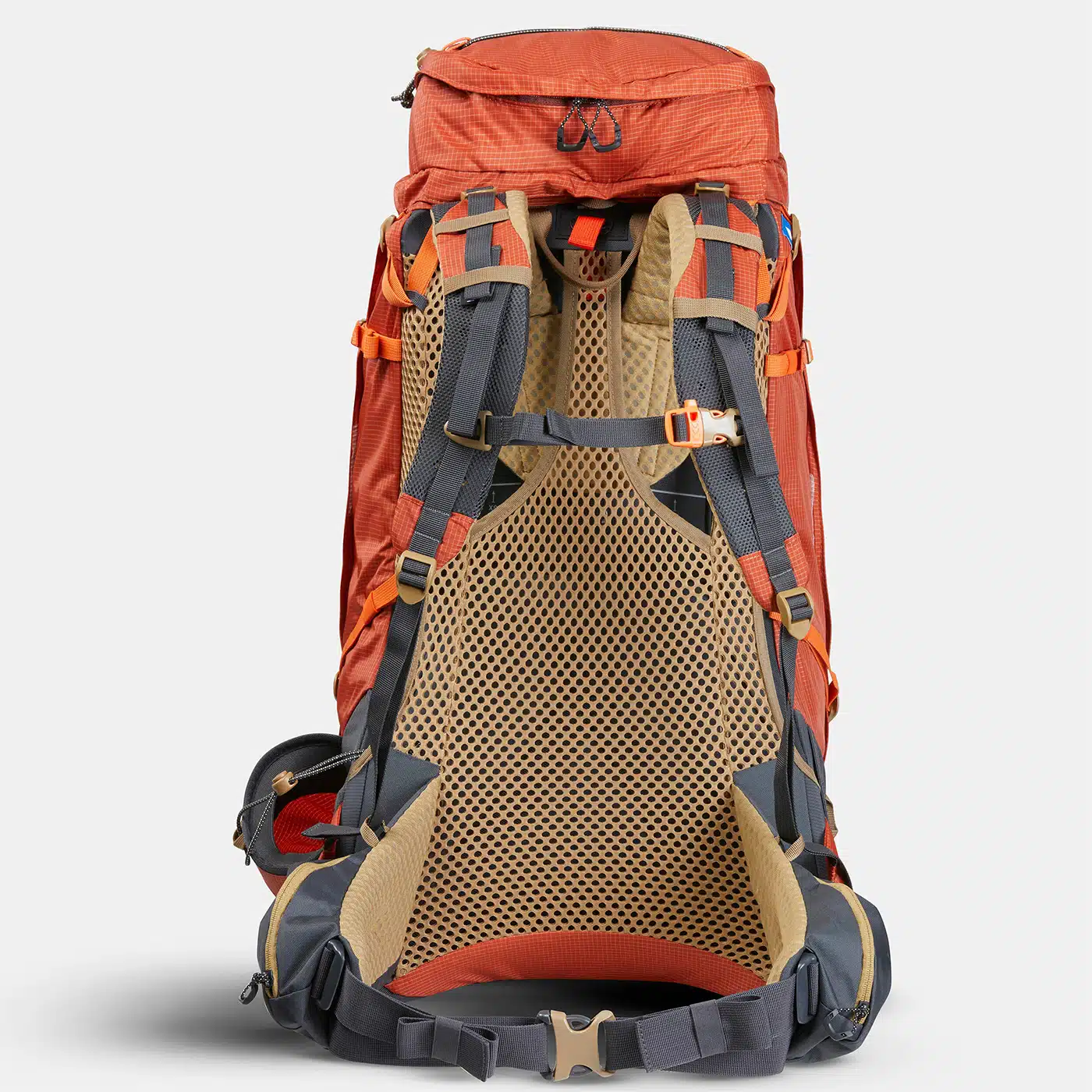 MOCHILA MONTAÑA Y TREKKING 60L+10L FORCLAZ MT500 AIR , FUNDA IMPERMEABLES ANARANJANDO - 60 +10L - Imagen 3