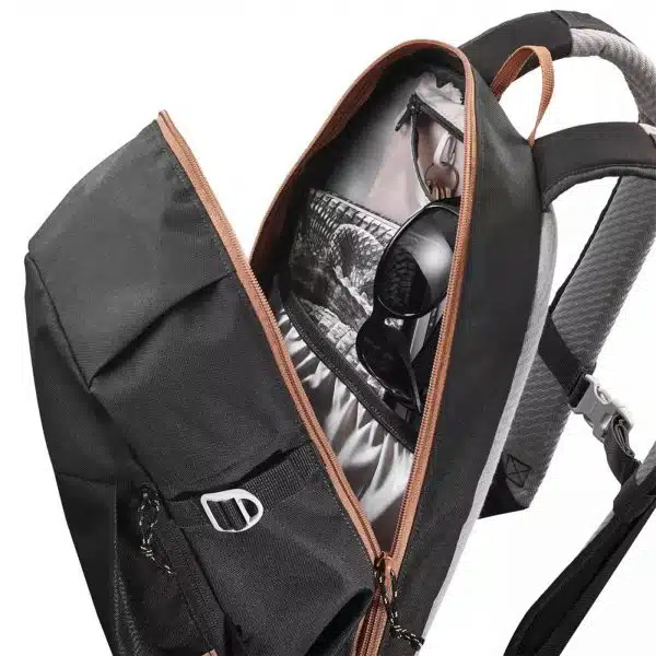 Mochila de montaña y trekking 20L Quechua NH100 negro Equipaje de mano - Imagen 6