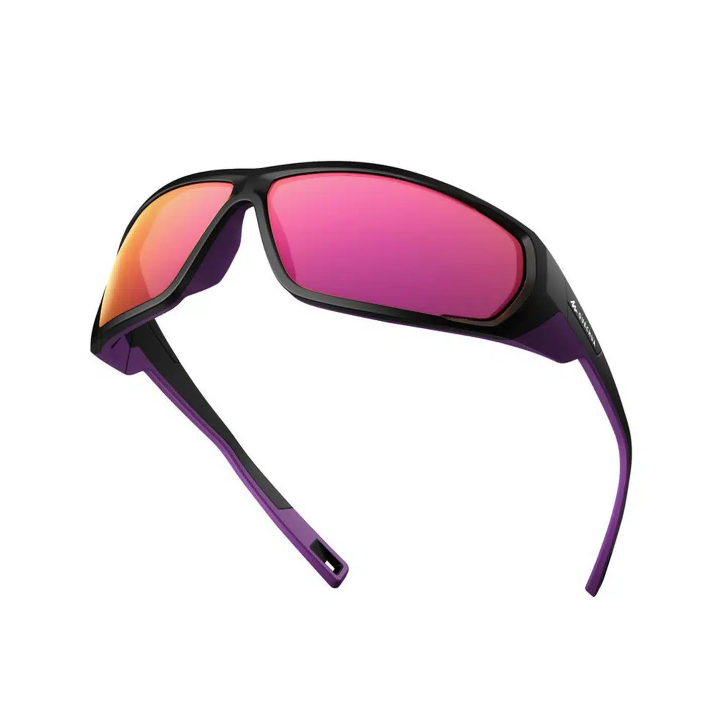 LENTES DE SOL TREKKING MONTAÑA MH570 CAT.4 QUECHUA VIOLETA - SUJETADORES INCLUIDOS - Imagen 2