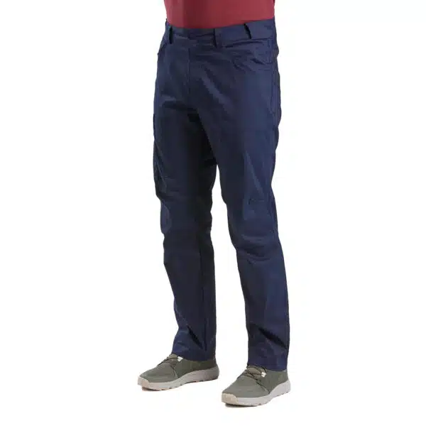 PANTALÓN DE MONTAÑA TREKKING QUECHUA NH100 HOMBRE AZUL