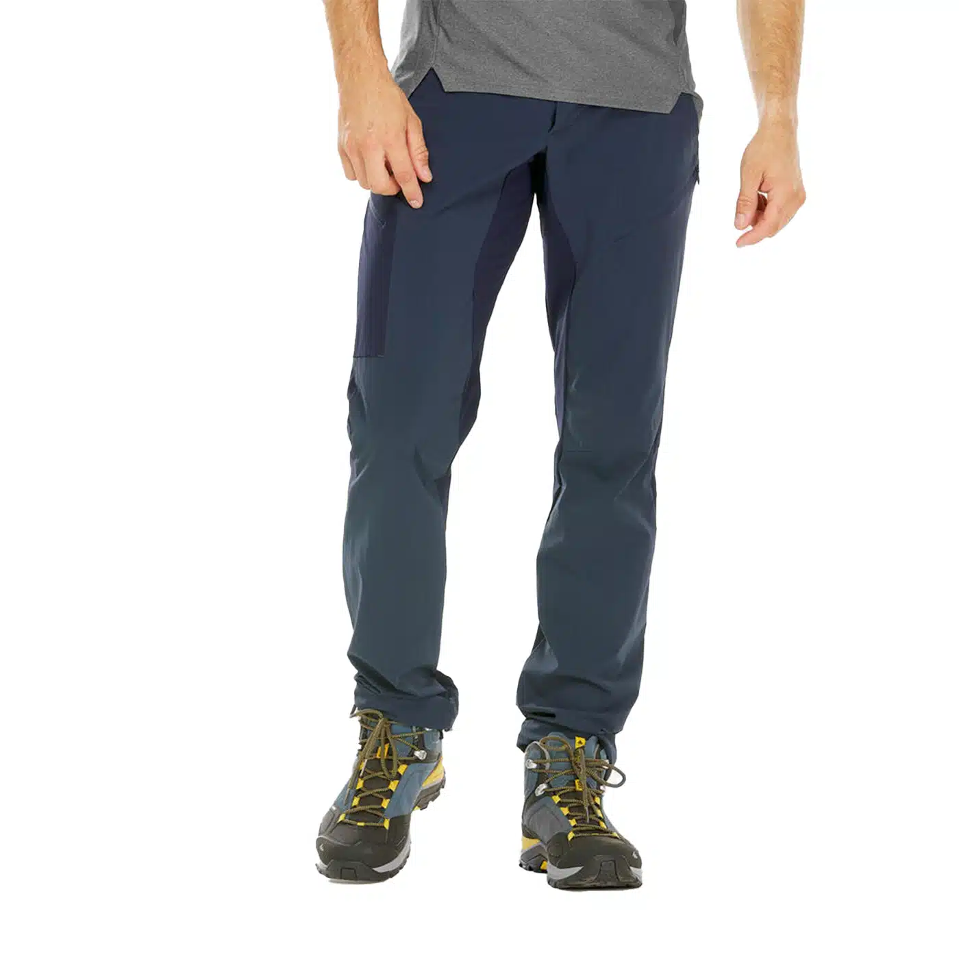 PANTALÓN DE MONTAÑA Y TREKKING HOMBRE QUECHUA MH500 AZUL