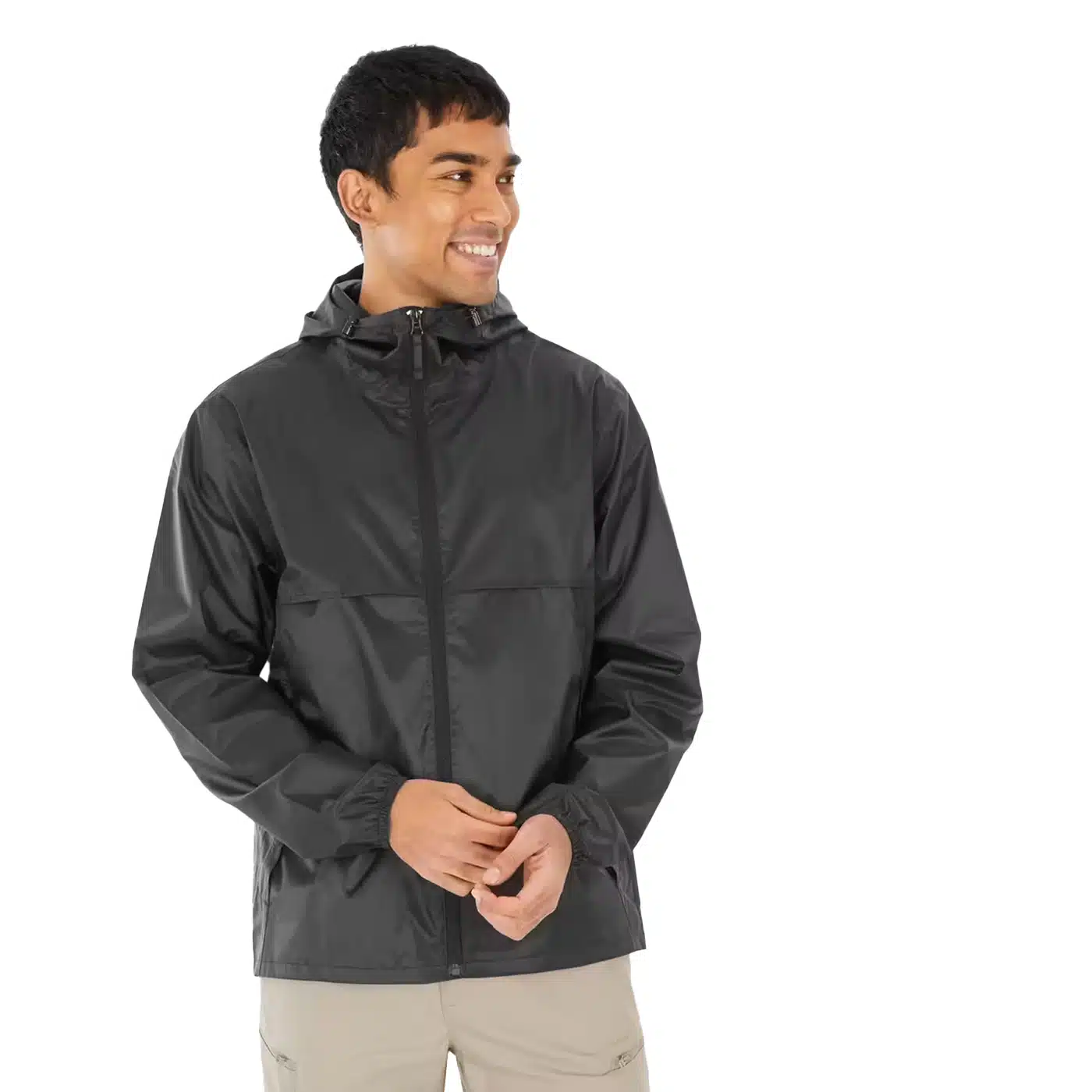 Casaca impermeable compacto full zip Raincut Quechua