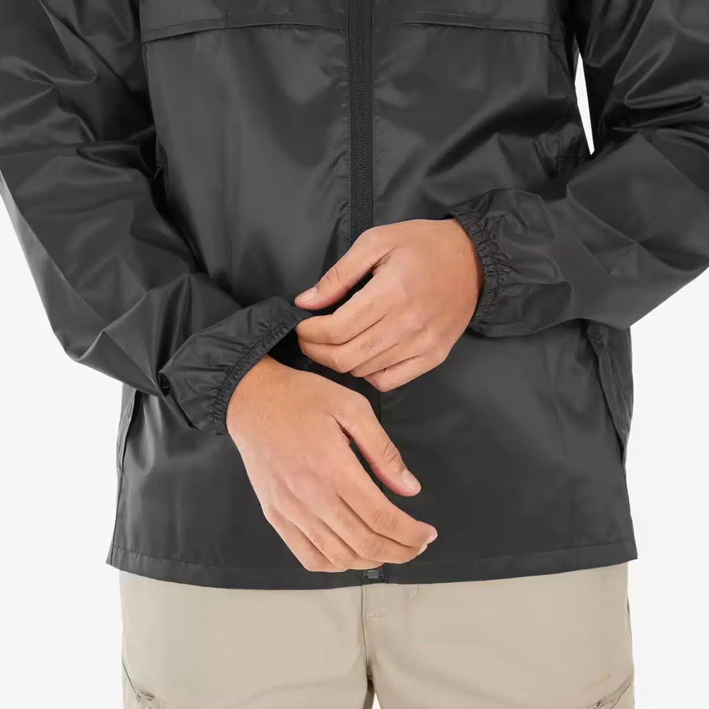 Casaca impermeable compacto full zip Raincut Quechua - Imagen 4