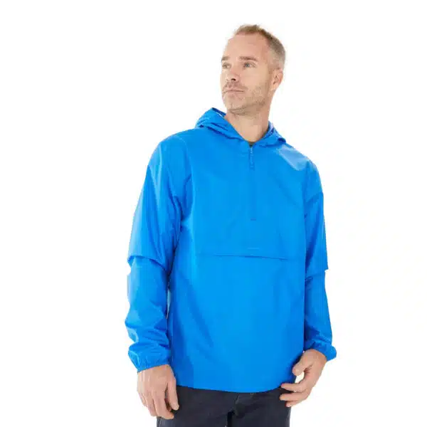 Casaca impermeable 1/2 zip Raincut Quechua
