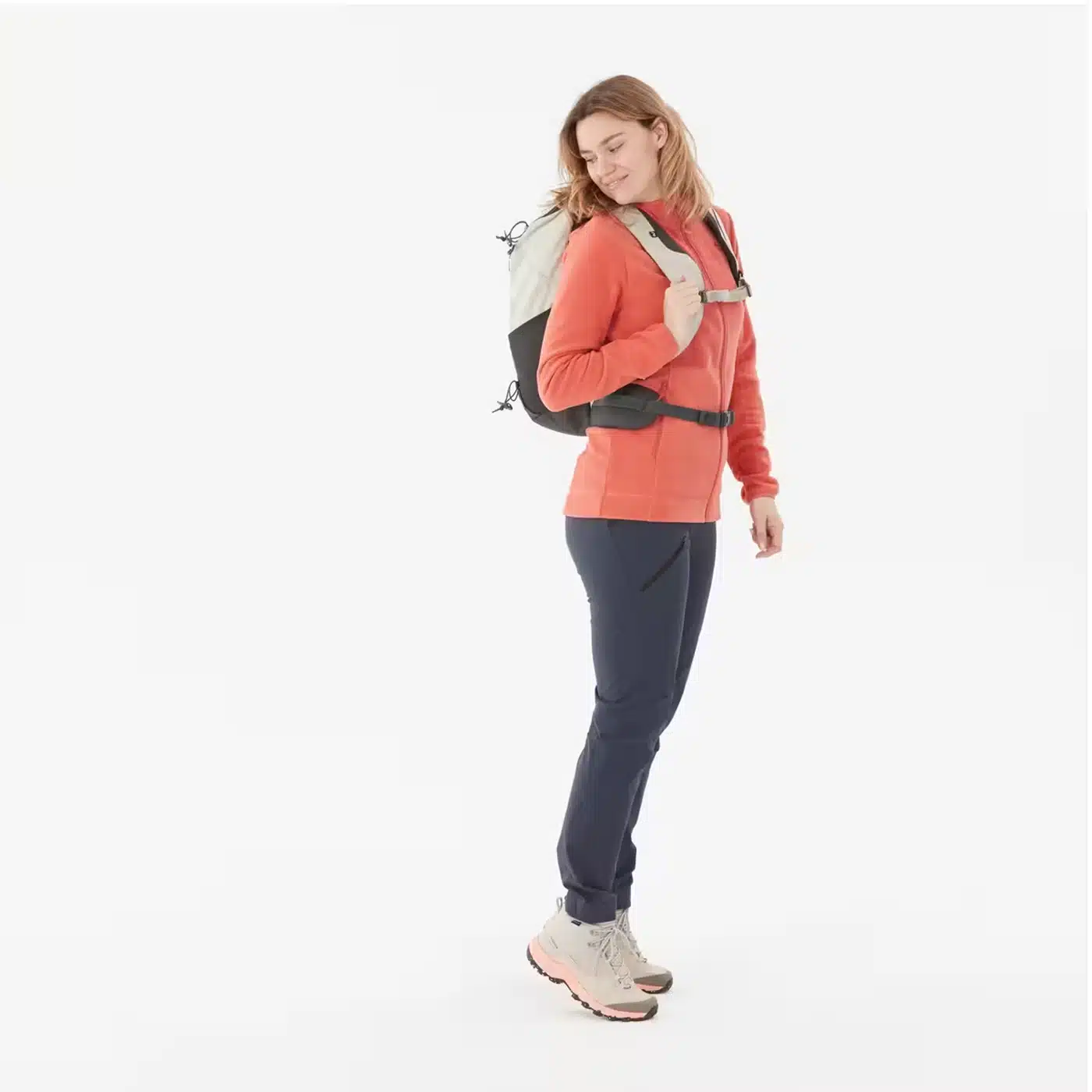 Casaca polar de trekking Mujer Quechua MH120 - Imagen 2