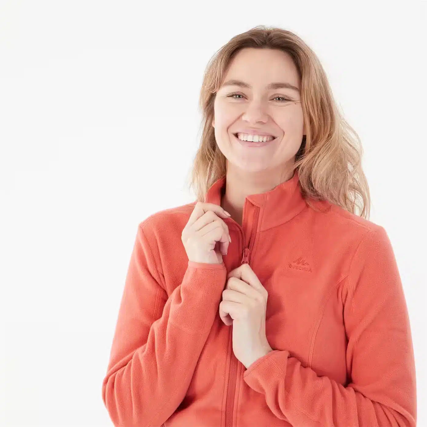 Casaca polar de trekking Mujer Quechua MH120 - Imagen 4