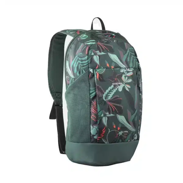 Mochila de montaña y trekking 10 litros Quechua NH100 verde oscuro