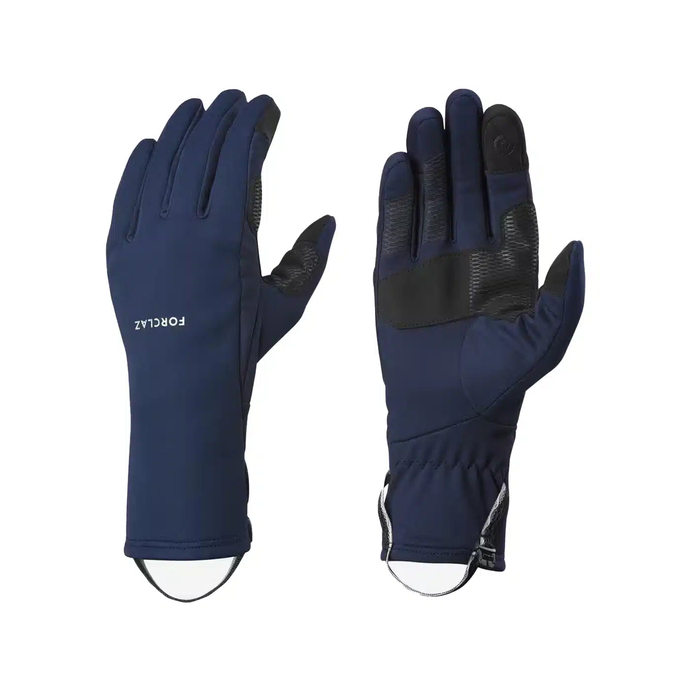 Guantes térmicos de montaña y trekking táctiles Adulto Forclaz MT500 Azul