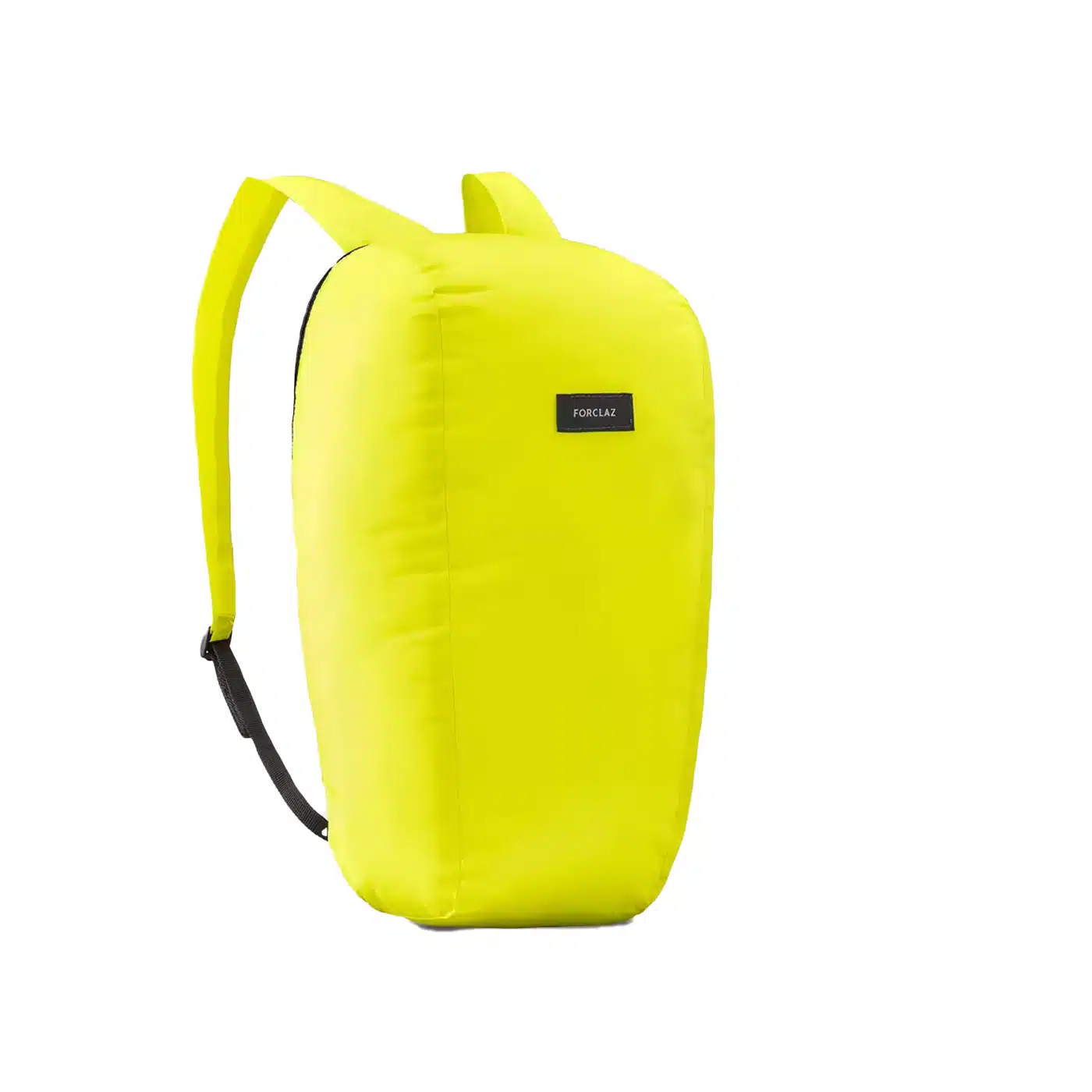 MOCHILA PLEGABLE DE MONTAÑA TREKKING VIAJE COMPACTO FORCLAZ VERDE LIMÓN 10L - Imagen 2
