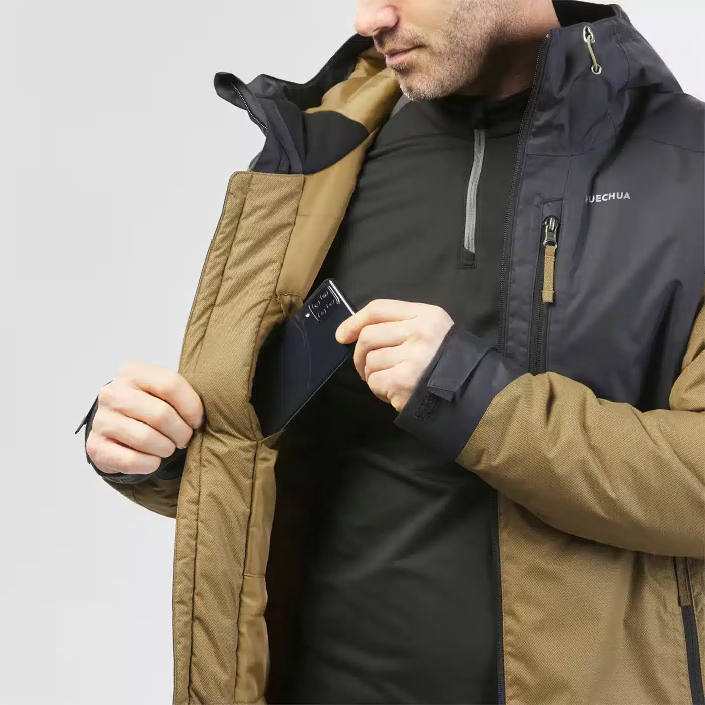 Casaca impermeable y térmica NH500 Quechua (-10° C) - Imagen 5