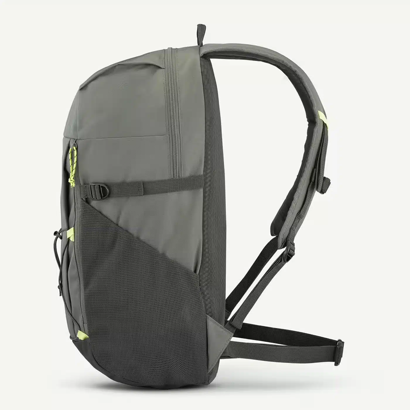 MOCHILA TREKKING MONTAÑA NH 100 VALIJA DE MANO 30L QUECHUA CAQUI GRIS - Imagen 9