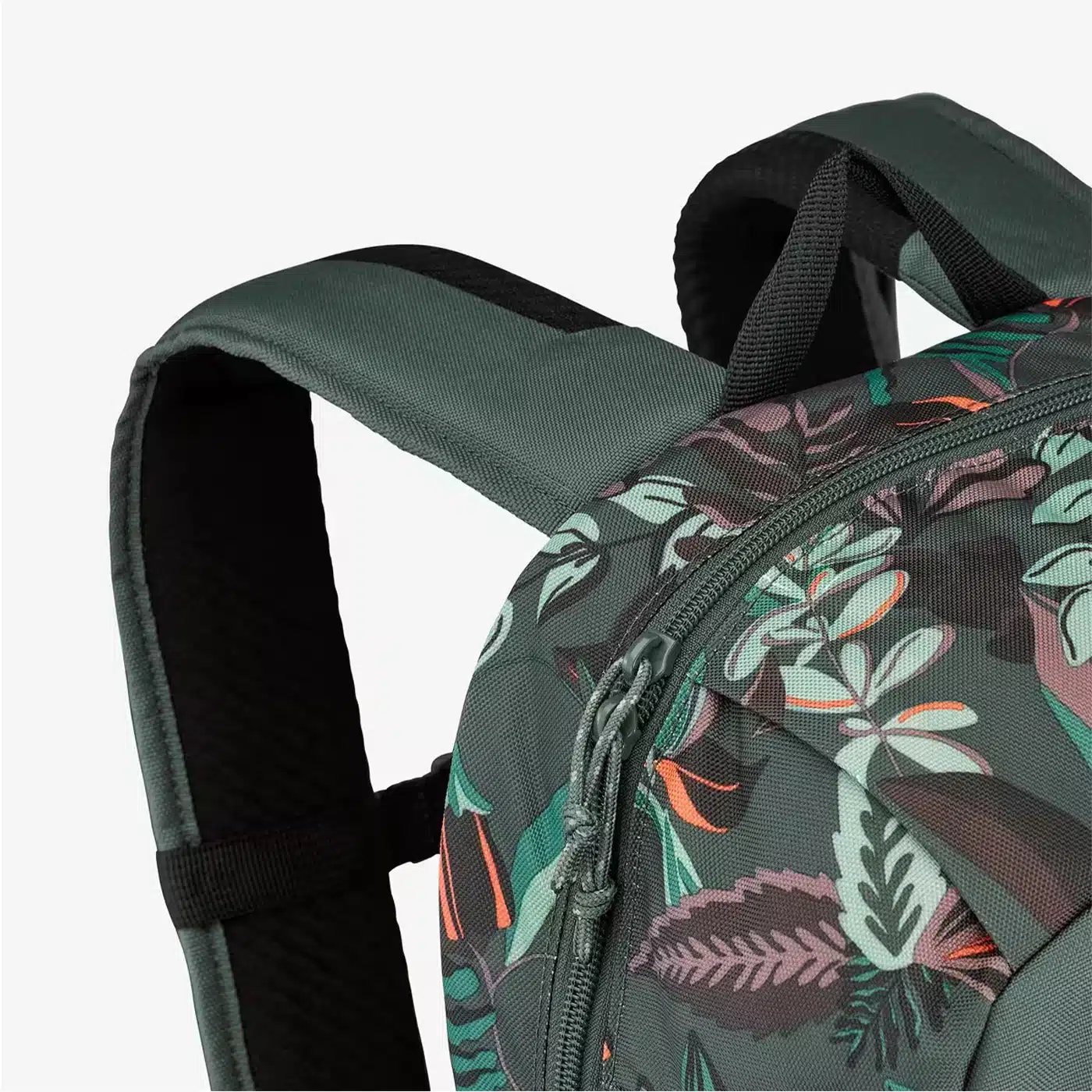 Mochila de montaña y trekking 20L Quechua NH100 verde oscuro Equipaje de mano - Imagen 6