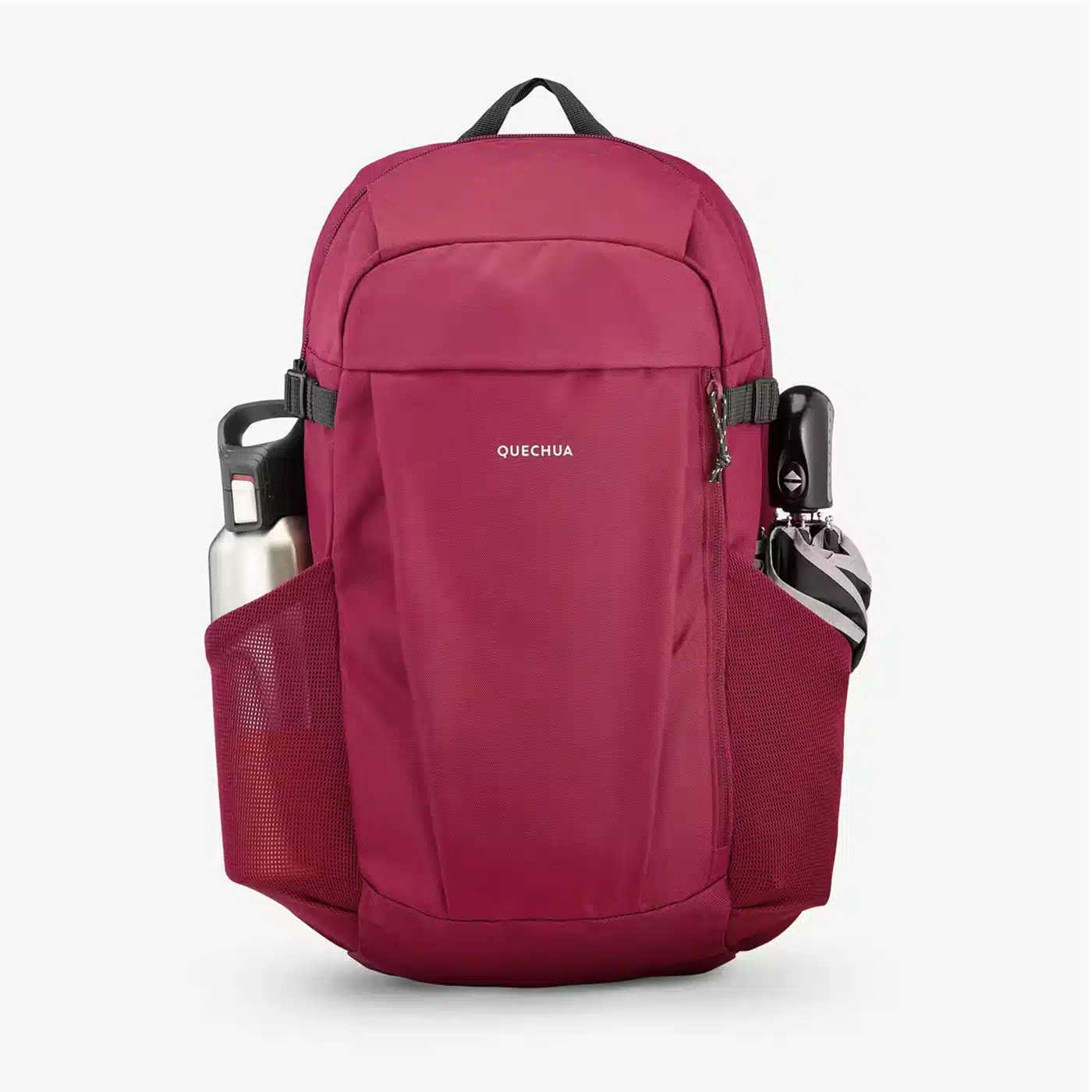 Mochila de montaña y trekking 20L Quechua NH100. remolacha Equipaje de mano - Imagen 3