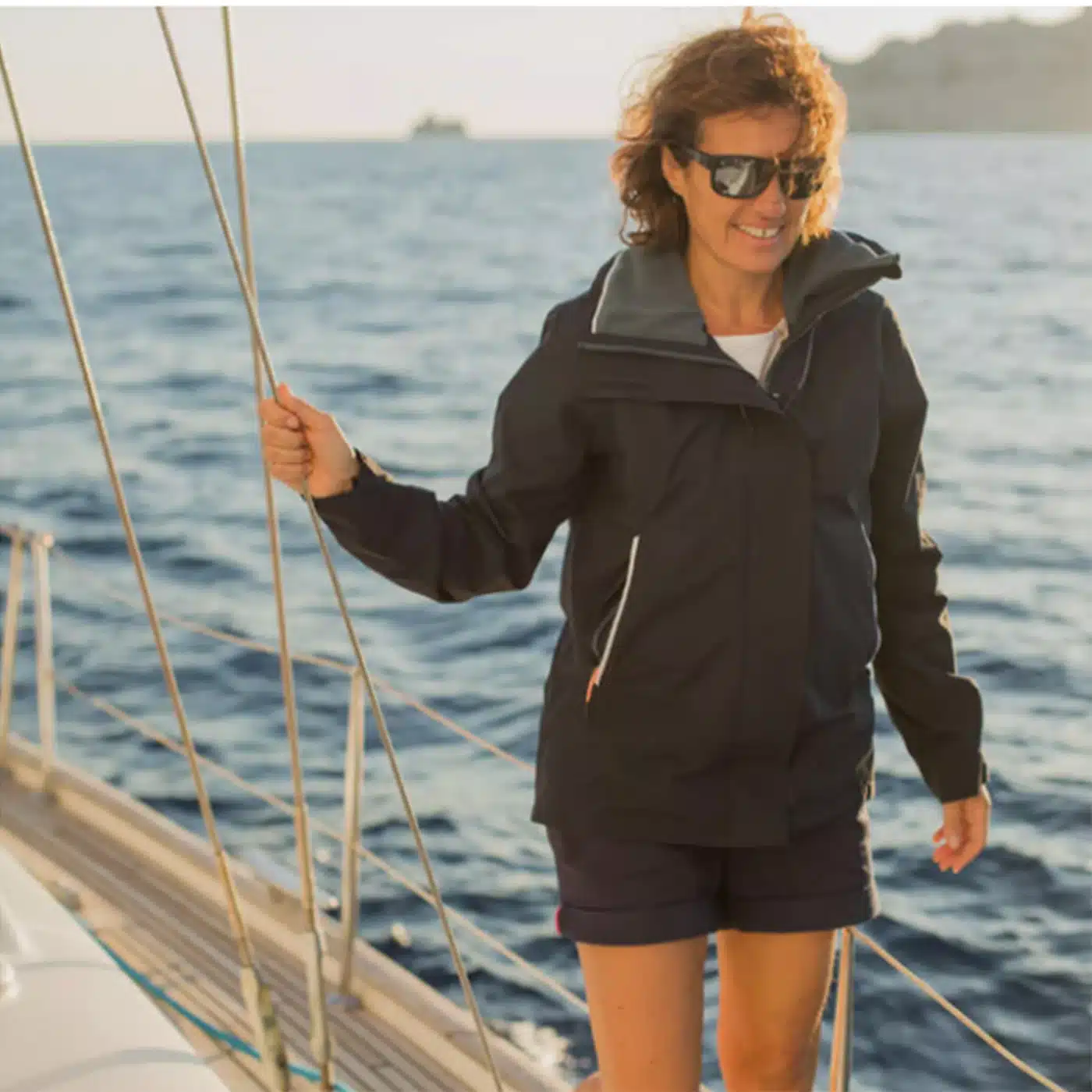 Lentes de sol polarizadas flotantes vela Adulto Sailing 100 Cat. 3 Gris - Imagen 7