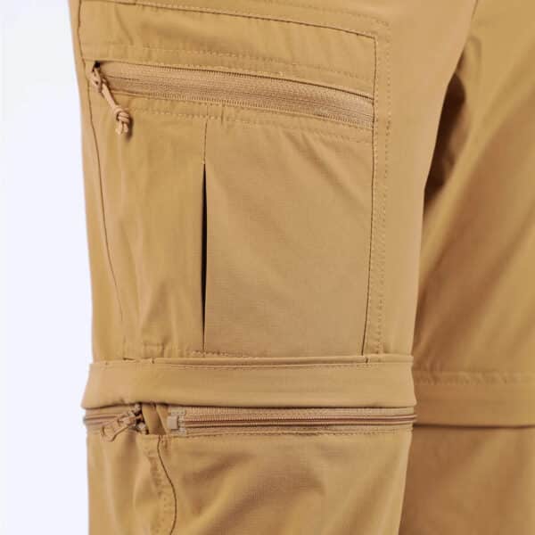 PANTALÓN TRANSFORMABLE TREKK ST MUJER MOUNTAIN GEAR BEIGE - Imagen 3