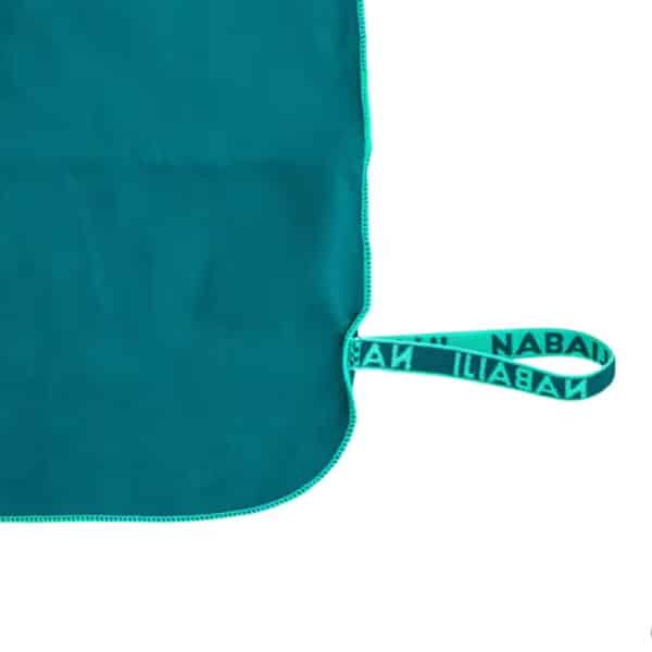 Toalla microfibra compacta talla L 80x130 cm Nabaiji verde abeto - Imagen 3