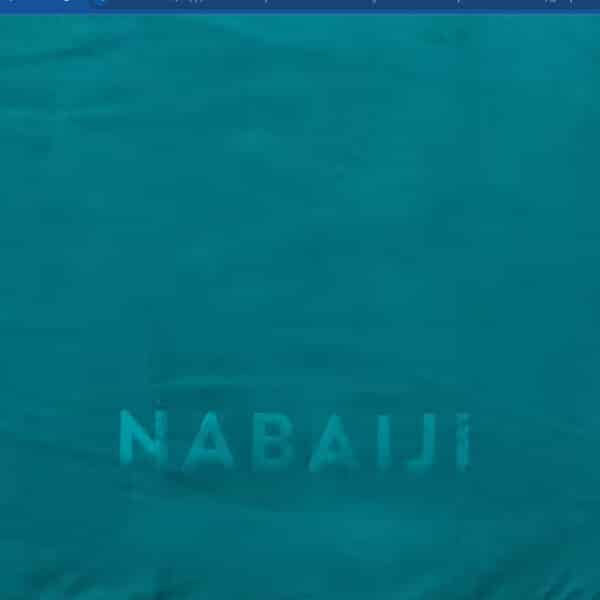 Toalla microfibra compacta talla L 80x130 cm Nabaiji verde abeto - Imagen 4