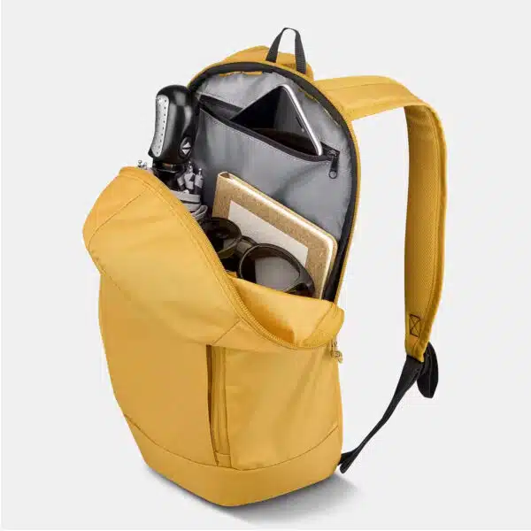 Mochila de montaña y trekking 10 litros Quechua NH100 amarillo ocre - Imagen 5