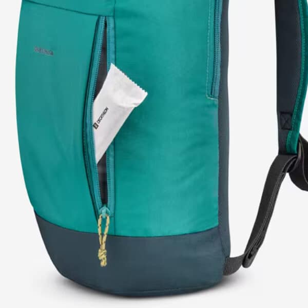Mochila de montaña y trekking 10 litros Quechua NH100 verde cedro - Imagen 6