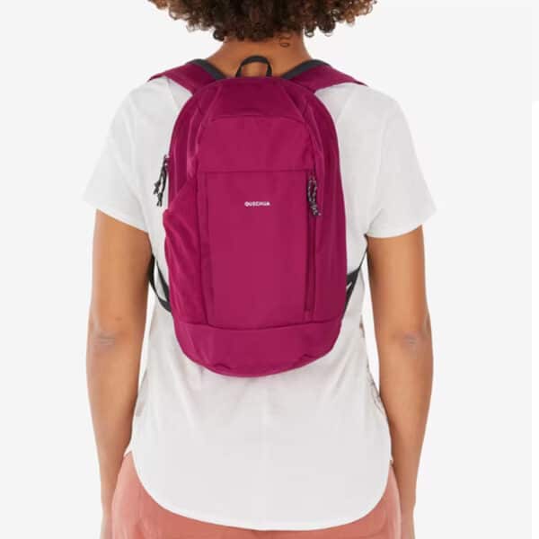 Mochila de montaña y trekking 10 litros Quechua NH100 cereza - Imagen 2