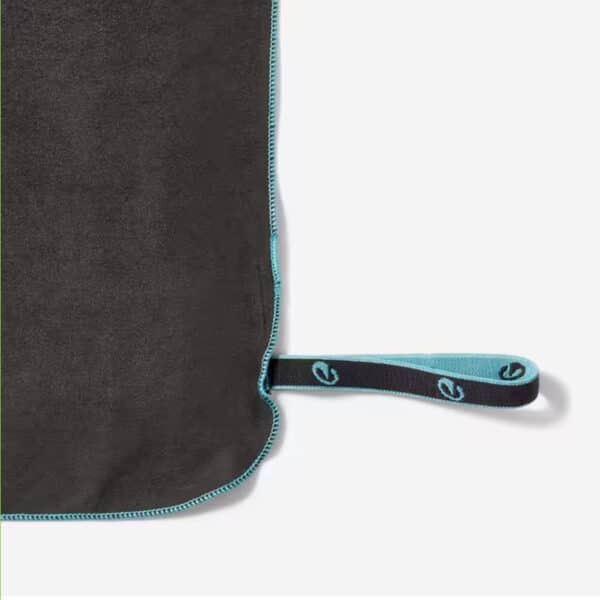 Toalla microfibra compacta talla L 80x130 cm Nabaiji negro cobalto - Imagen 2