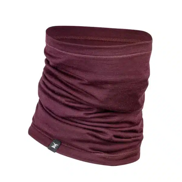 Bandana de montaña y trekking lana merino Adulto Forclaz Trek500 borgoña